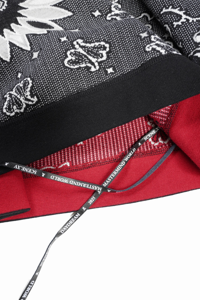 Load image into Gallery viewer, MASTERMIND WORLD REVERSIBLE LS TEE (BLACK x RED)