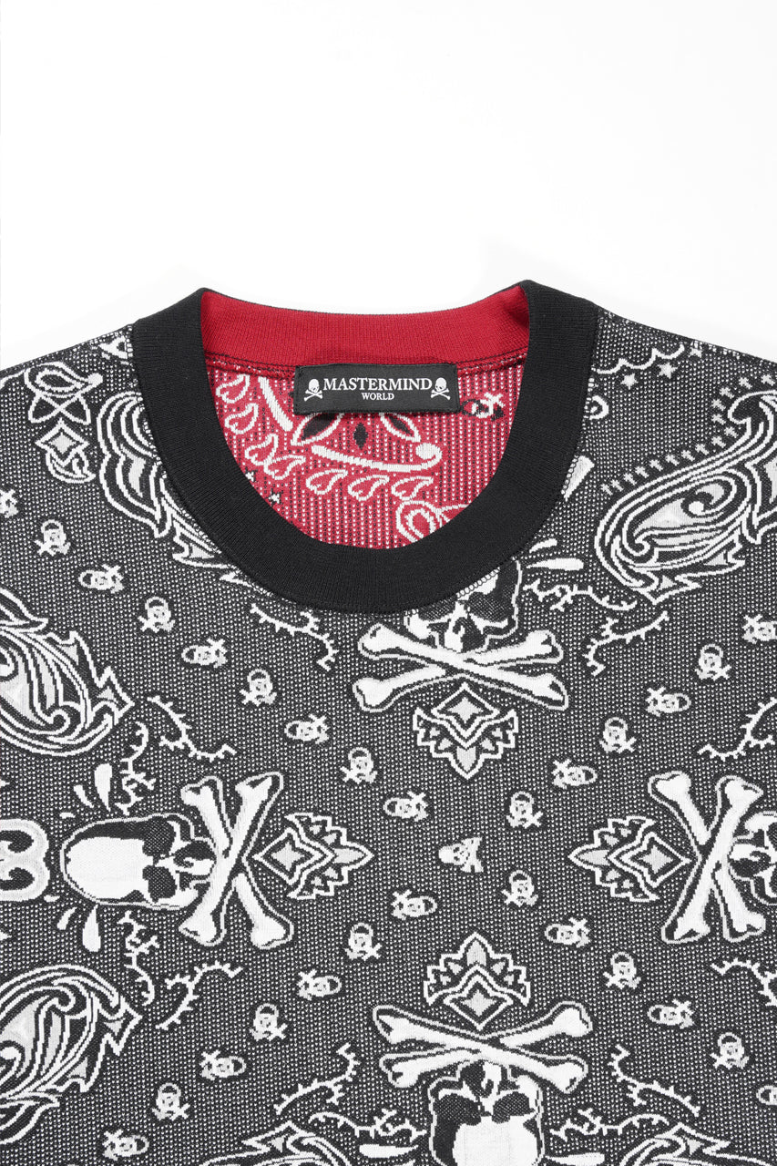 Load image into Gallery viewer, MASTERMIND WORLD REVERSIBLE LS TEE (BLACK x RED)