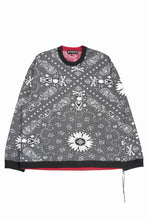 Load image into Gallery viewer, MASTERMIND WORLD REVERSIBLE LS TEE (BLACK x RED)