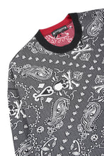 Load image into Gallery viewer, MASTERMIND WORLD REVERSIBLE LS TEE (BLACK x RED)