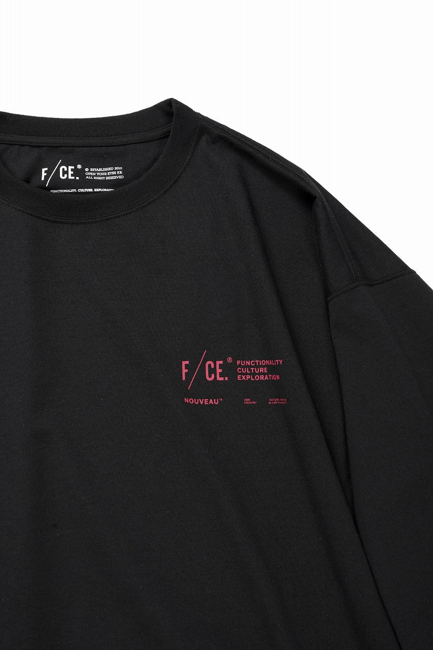 画像をギャラリービューアに読み込む, F/CE. RE LOGO LONG SLEEVE T (BLACK)