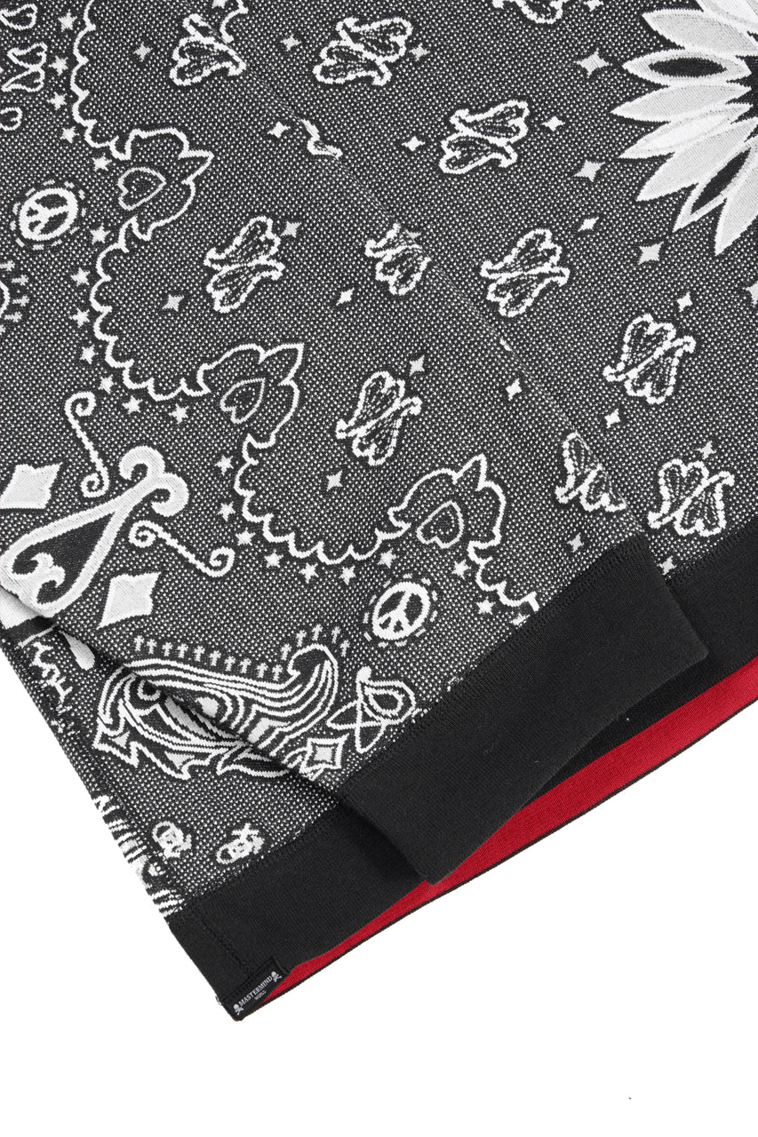 Load image into Gallery viewer, MASTERMIND WORLD REVERSIBLE LS TEE (BLACK x RED)