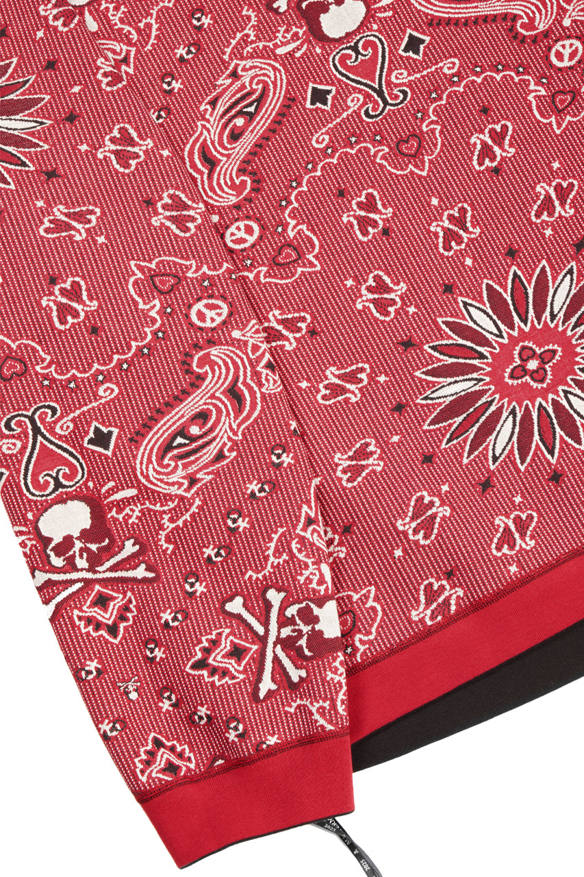 Load image into Gallery viewer, MASTERMIND WORLD REVERSIBLE LS TEE (BLACK x RED)