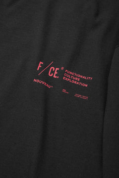 画像をギャラリービューアに読み込む, F/CE. RE LOGO LONG SLEEVE T (BLACK)
