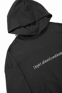 画像をギャラリービューアに読み込む, F/CE. HOODY TYPE-A / HIDDEN IDENTITY BY M.ENOMOTO (BLACK)