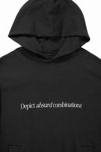 画像をギャラリービューアに読み込む, F/CE. HOODY TYPE-A / HIDDEN IDENTITY BY M.ENOMOTO (BLACK)