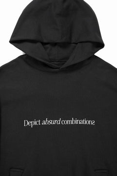 画像をギャラリービューアに読み込む, F/CE. HOODY TYPE-A / HIDDEN IDENTITY BY M.ENOMOTO (BLACK)