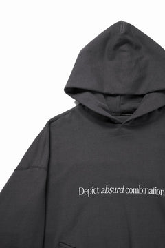 画像をギャラリービューアに読み込む, F/CE. HOODY TYPE-B / HIDDEN IDENTITY BY M.ENOMOTO (CHARCOAL)