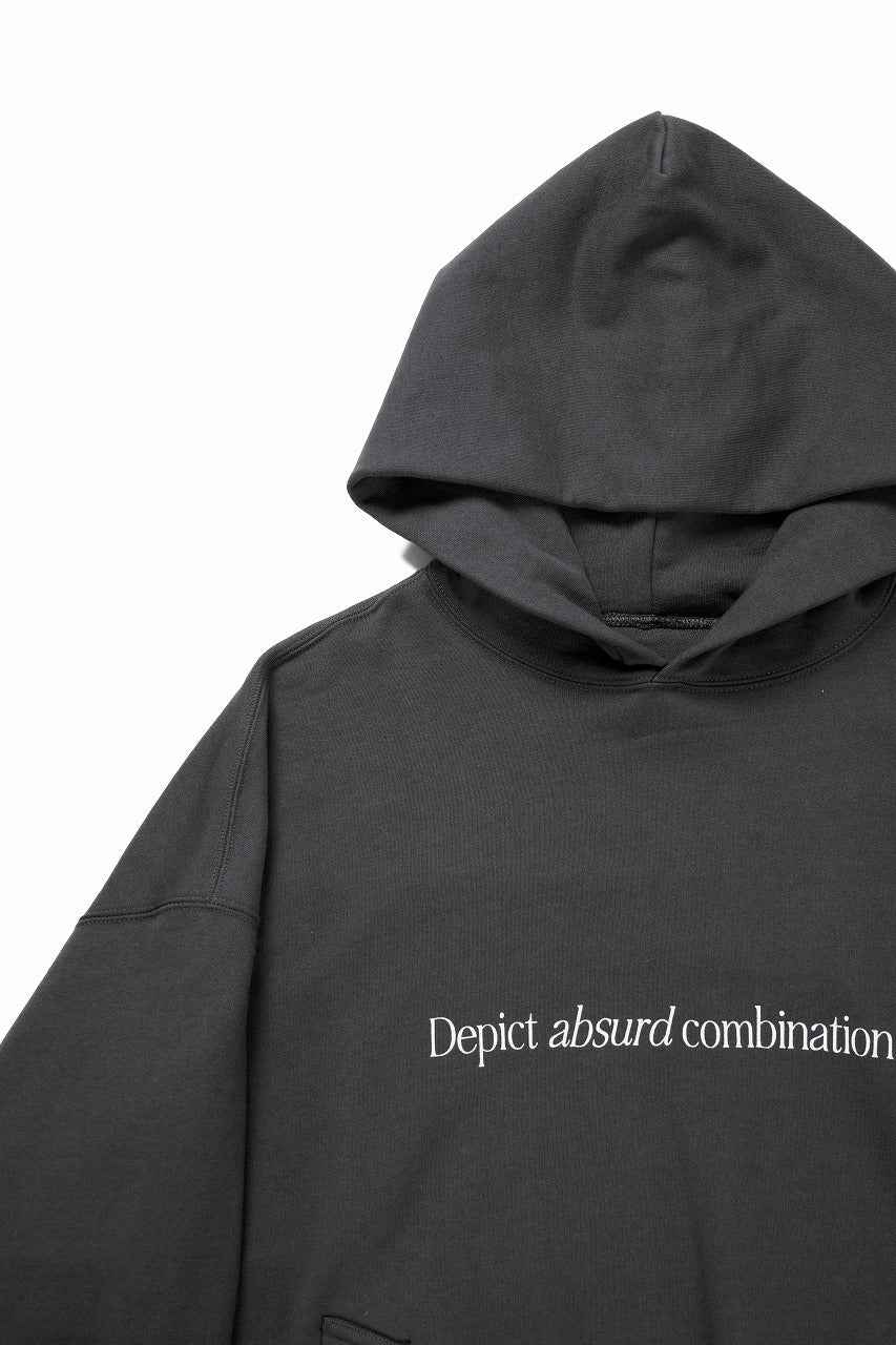 画像をギャラリービューアに読み込む, F/CE. HOODY TYPE-B / HIDDEN IDENTITY BY M.ENOMOTO (CHARCOAL)