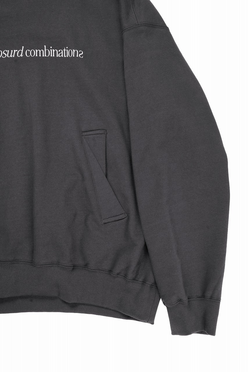 画像をギャラリービューアに読み込む, F/CE. HOODY TYPE-B / HIDDEN IDENTITY BY M.ENOMOTO (CHARCOAL)