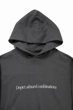 画像をギャラリービューアに読み込む, F/CE. HOODY TYPE-B / HIDDEN IDENTITY BY M.ENOMOTO (CHARCOAL)