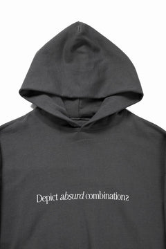 画像をギャラリービューアに読み込む, F/CE. HOODY TYPE-B / HIDDEN IDENTITY BY M.ENOMOTO (CHARCOAL)