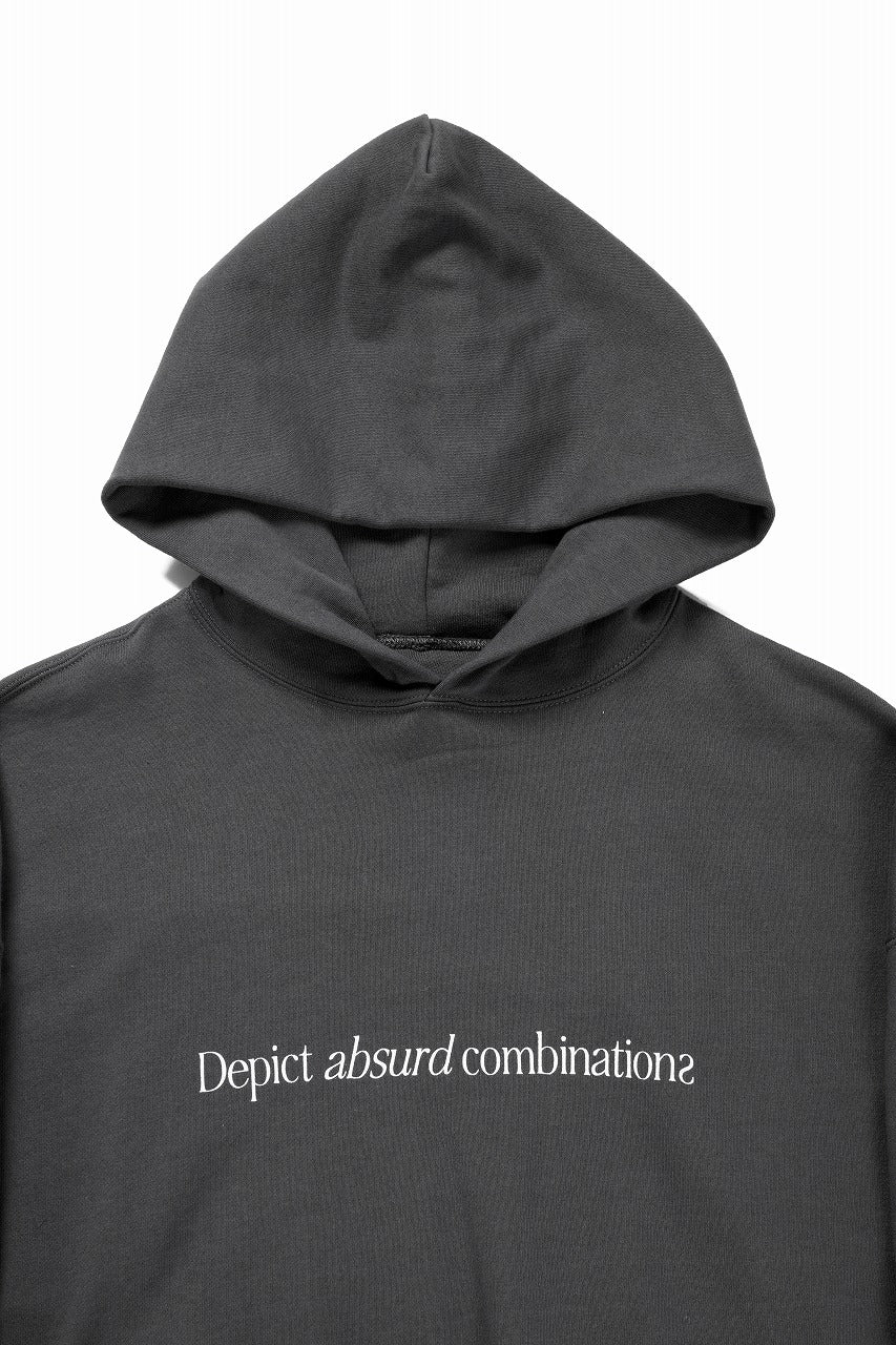 画像をギャラリービューアに読み込む, F/CE. HOODY TYPE-B / HIDDEN IDENTITY BY M.ENOMOTO (CHARCOAL)