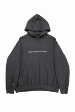 画像をギャラリービューアに読み込む, F/CE. HOODY TYPE-B / HIDDEN IDENTITY BY M.ENOMOTO (CHARCOAL)