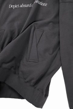 画像をギャラリービューアに読み込む, F/CE. HOODY TYPE-B / HIDDEN IDENTITY BY M.ENOMOTO (CHARCOAL)