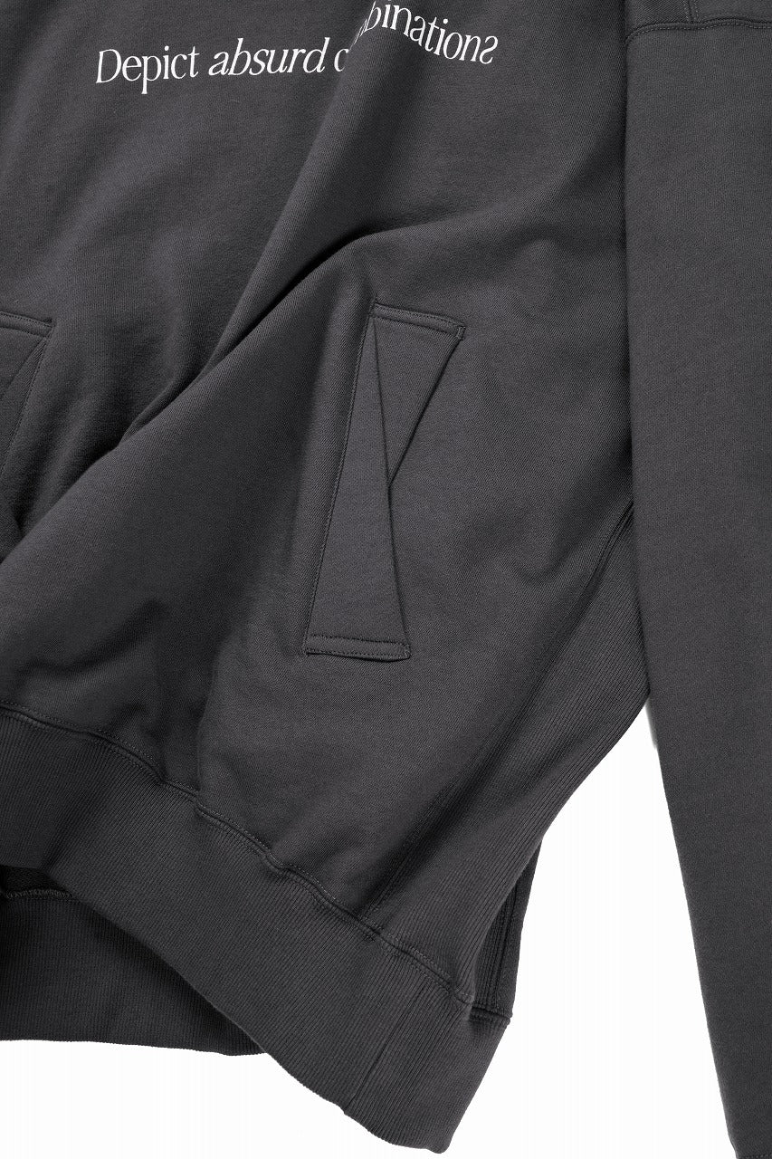 画像をギャラリービューアに読み込む, F/CE. HOODY TYPE-B / HIDDEN IDENTITY BY M.ENOMOTO (CHARCOAL)