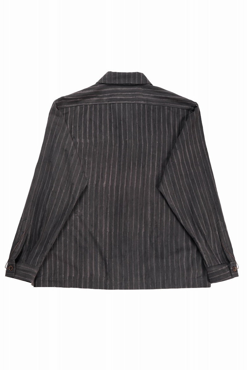 A TENTATIVE ATELIER Abel G. PIPING POCKET WORKER SHIRT