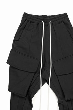 画像をギャラリービューアに読み込む, A.F ARTEFACT CARGO JOHDPURS SWEAT PANTS (BLACK)