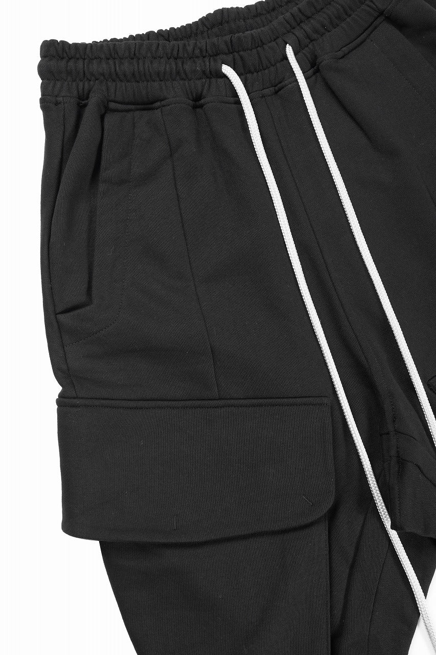 画像をギャラリービューアに読み込む, A.F ARTEFACT CARGO JOHDPURS SWEAT PANTS (BLACK)