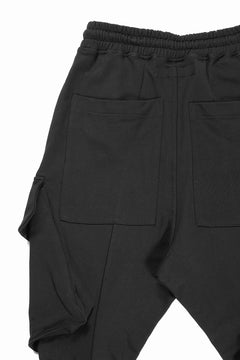 画像をギャラリービューアに読み込む, A.F ARTEFACT CARGO JOHDPURS SWEAT PANTS (BLACK)