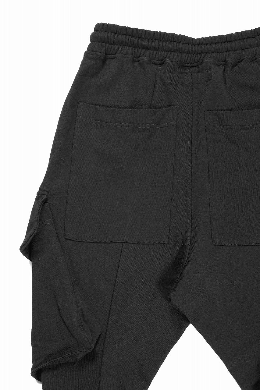 画像をギャラリービューアに読み込む, A.F ARTEFACT CARGO JOHDPURS SWEAT PANTS (BLACK)
