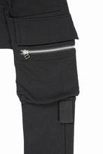 画像をギャラリービューアに読み込む, A.F ARTEFACT FLAP ZIP SARROUEL SKINNY SWEAT PANTS (BLACK)