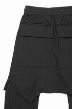 画像をギャラリービューアに読み込む, A.F ARTEFACT FLAP ZIP SARROUEL SKINNY SWEAT PANTS (BLACK)