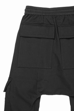 画像をギャラリービューアに読み込む, A.F ARTEFACT FLAP ZIP SARROUEL SKINNY SWEAT PANTS (BLACK)