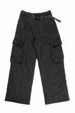画像をギャラリービューアに読み込む, F/CE. INFINITY CREASE PRIMALOFT CARGO TROUSERS (BLACK)