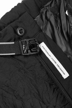 画像をギャラリービューアに読み込む, F/CE. INFINITY CREASE PRIMALOFT CARGO TROUSERS (BLACK)