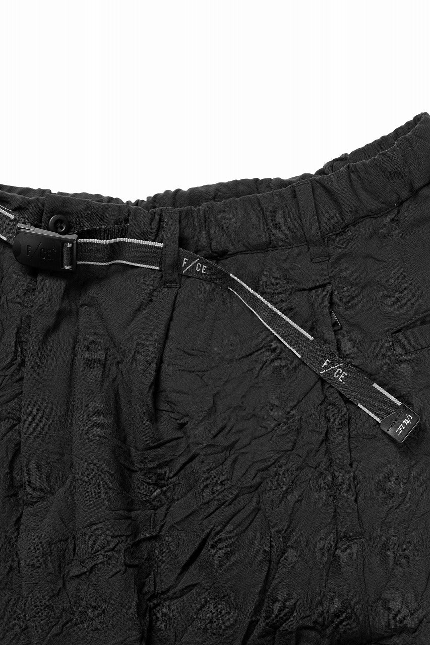 画像をギャラリービューアに読み込む, F/CE. INFINITY CREASE PRIMALOFT CARGO TROUSERS (BLACK)