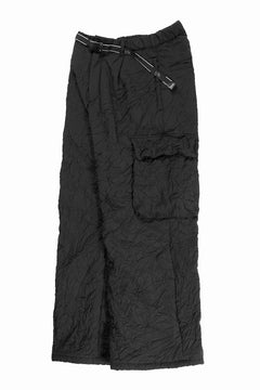 画像をギャラリービューアに読み込む, F/CE. INFINITY CREASE PRIMALOFT CARGO TROUSERS (BLACK)