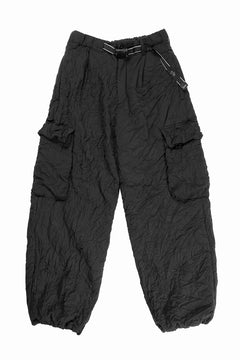 画像をギャラリービューアに読み込む, F/CE. INFINITY CREASE PRIMALOFT CARGO TROUSERS (BLACK)