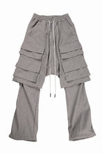 画像をギャラリービューアに読み込む, A.F ARTEFACT LAYERED BOOTS CUT PANTS / SYNTHETIC SUEDE LEATHER (GREY)