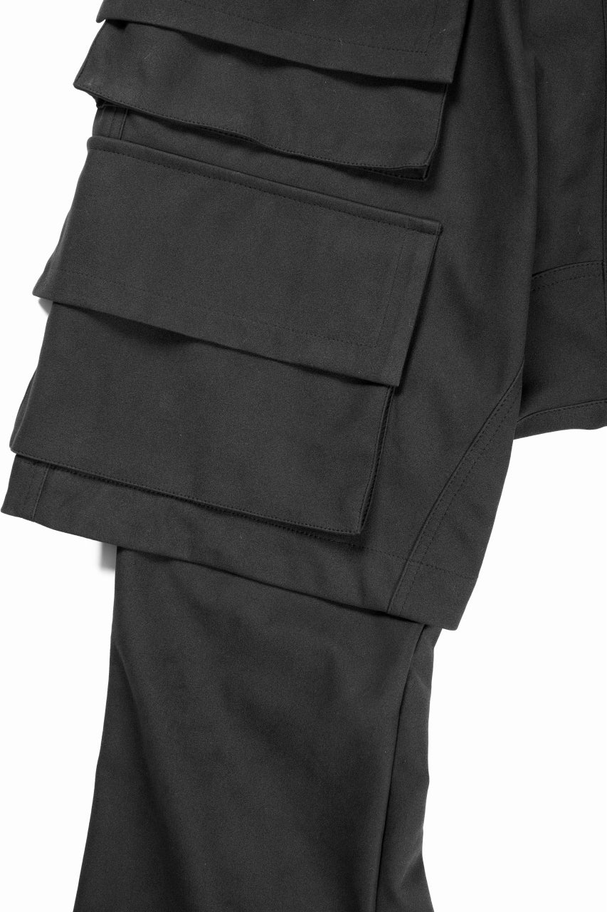 画像をギャラリービューアに読み込む, A.F ARTEFACT LAYERED BOOTS CUT PANTS / SYNTHETIC SUEDE LEATHER (BLACK)