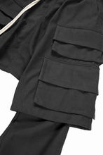 画像をギャラリービューアに読み込む, A.F ARTEFACT LAYERED BOOTS CUT PANTS / SYNTHETIC SUEDE LEATHER (BLACK)