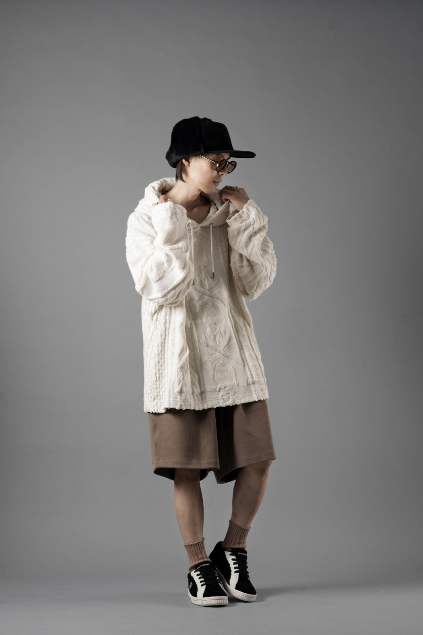 Load image into Gallery viewer, MASTERMIND WORLD OG ARAN HOODIE (IVORY)