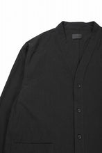 画像をギャラリービューアに読み込む, COLINA CARDIGAN SHIRT / GV-POPLIN (LOG WOOD BLACK)