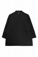 画像をギャラリービューアに読み込む, COLINA CARDIGAN SHIRT / GV-POPLIN (LOG WOOD BLACK)