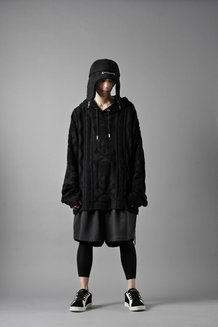 Load image into Gallery viewer, MASTERMIND WORLD OG ARAN HOODIE (BLACK)