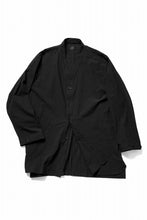 画像をギャラリービューアに読み込む, COLINA CARDIGAN SHIRT / GV-POPLIN (LOG WOOD BLACK)