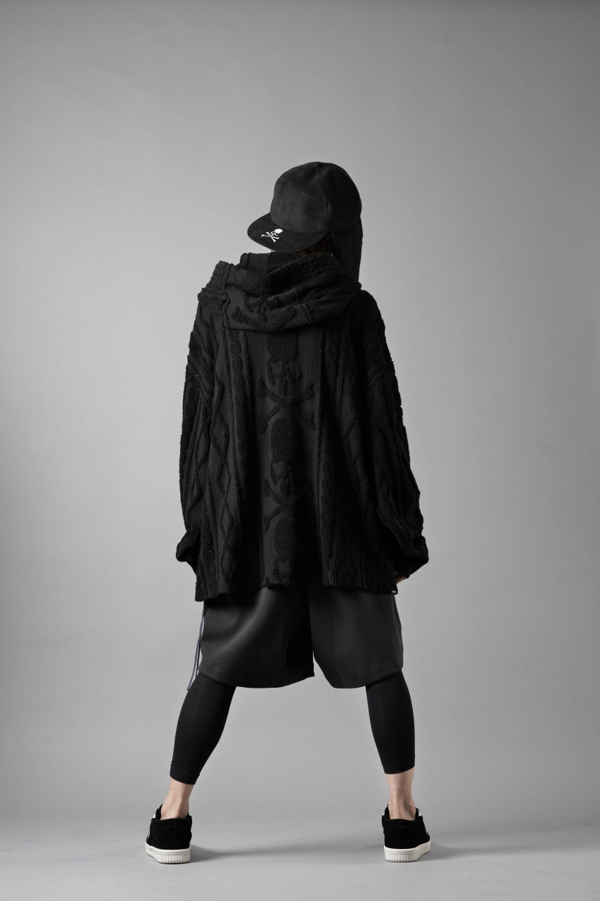 Load image into Gallery viewer, MASTERMIND WORLD OG ARAN HOODIE (BLACK)