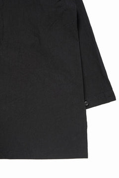 画像をギャラリービューアに読み込む, COLINA CARDIGAN SHIRT / GV-POPLIN (LOG WOOD BLACK)