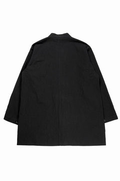 画像をギャラリービューアに読み込む, COLINA CARDIGAN SHIRT / GV-POPLIN (LOG WOOD BLACK)