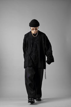 Load image into Gallery viewer, MASTERMIND WORLD OG ARAN SWEAT SHIRT (BLACK)