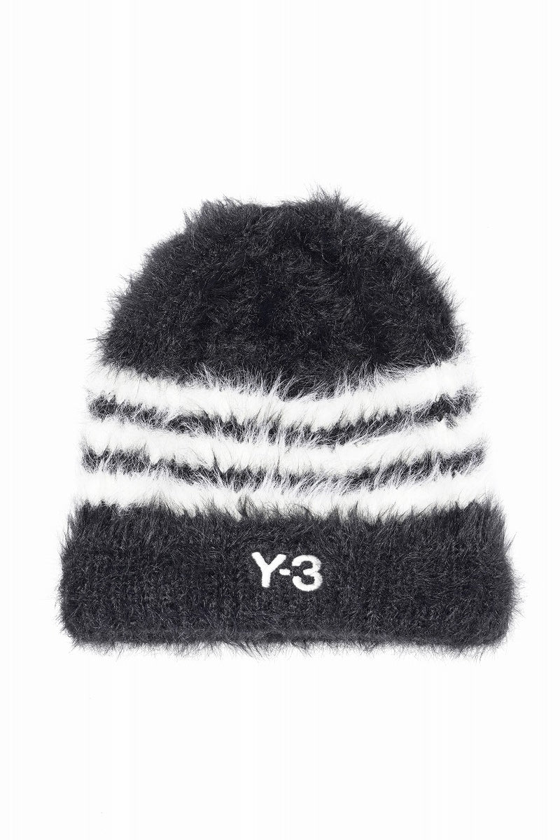 y-3 yohji yamamoto ボーダー ビーニー y3 Y-3 Yohji Yamamoto STRIPES BEANIE (BLACK x CREAM WHITE