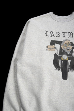画像をギャラリービューアに読み込む, LASTMAN PRINTED CREW NECK -EASY RIDER- (OATMEAL)