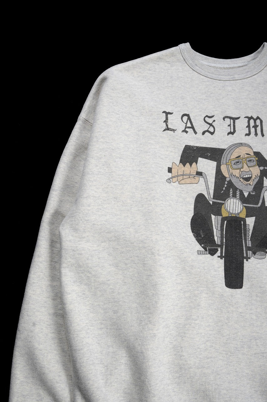 画像をギャラリービューアに読み込む, LASTMAN PRINTED CREW NECK -EASY RIDER- (OATMEAL)