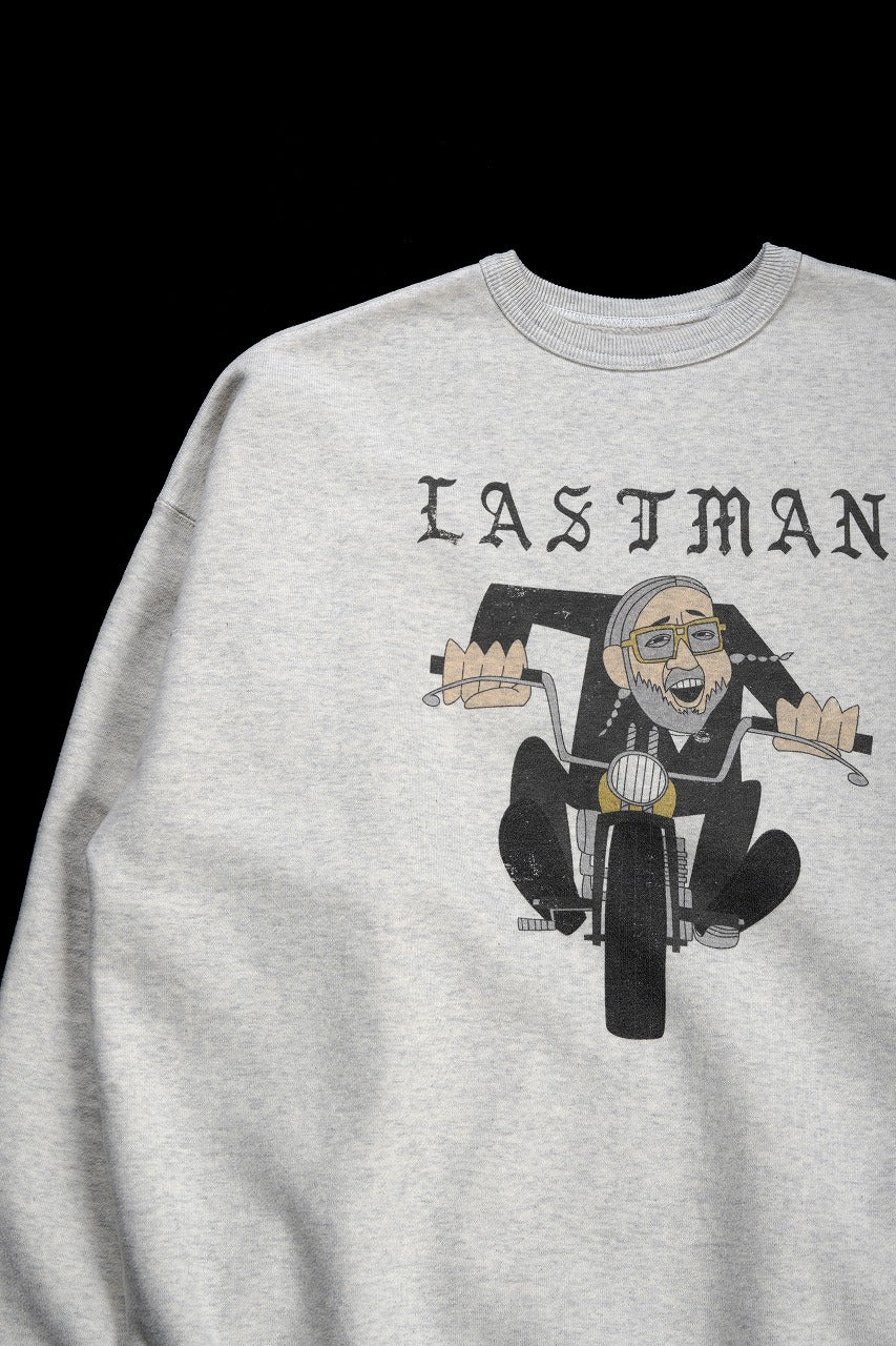 画像をギャラリービューアに読み込む, LASTMAN PRINTED CREW NECK -EASY RIDER- (OATMEAL)