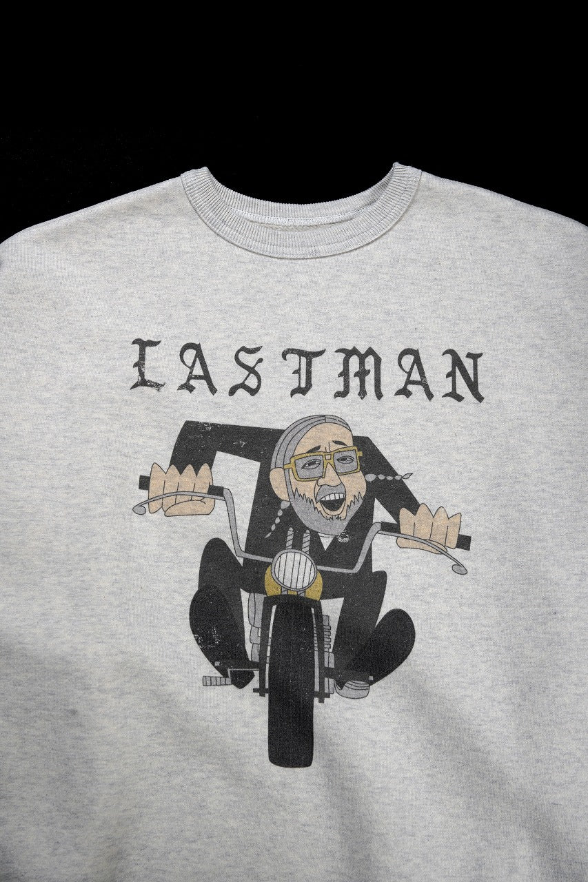 画像をギャラリービューアに読み込む, LASTMAN PRINTED CREW NECK -EASY RIDER- (OATMEAL)